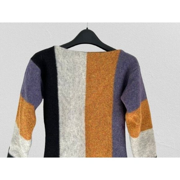 Jean Paul Gaultier WOOL SWEATER Fuzzi COLOR BLOCK Made in Italy Y2K - Picture 2 of 11
